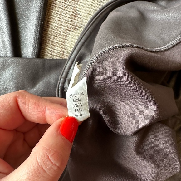 Athleta Shimmer Leggings size Women’s Medium (gray) - Picture 5 of 5